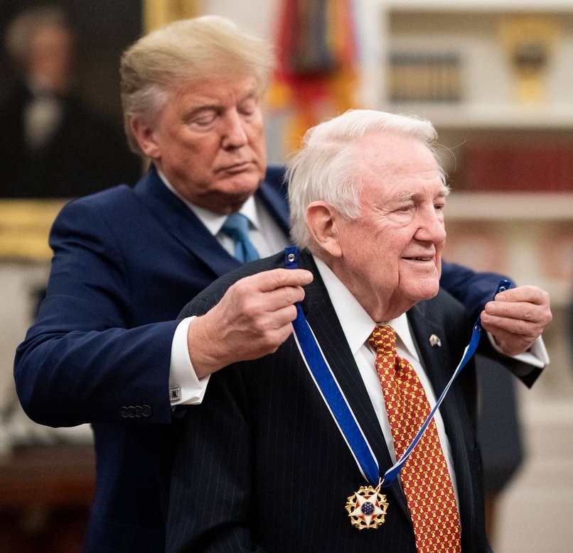 Edwin Meese receives Presidential Medal of Freedom